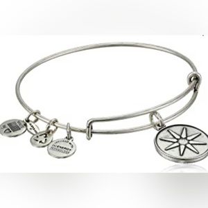 Alex & Ani Retired Star of Venus Raffaelian Silver Expandable Bangle